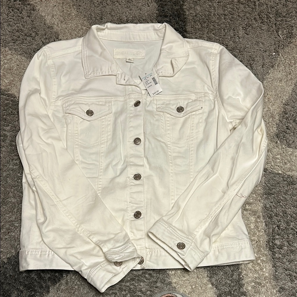 Maurices White Denim Jacket